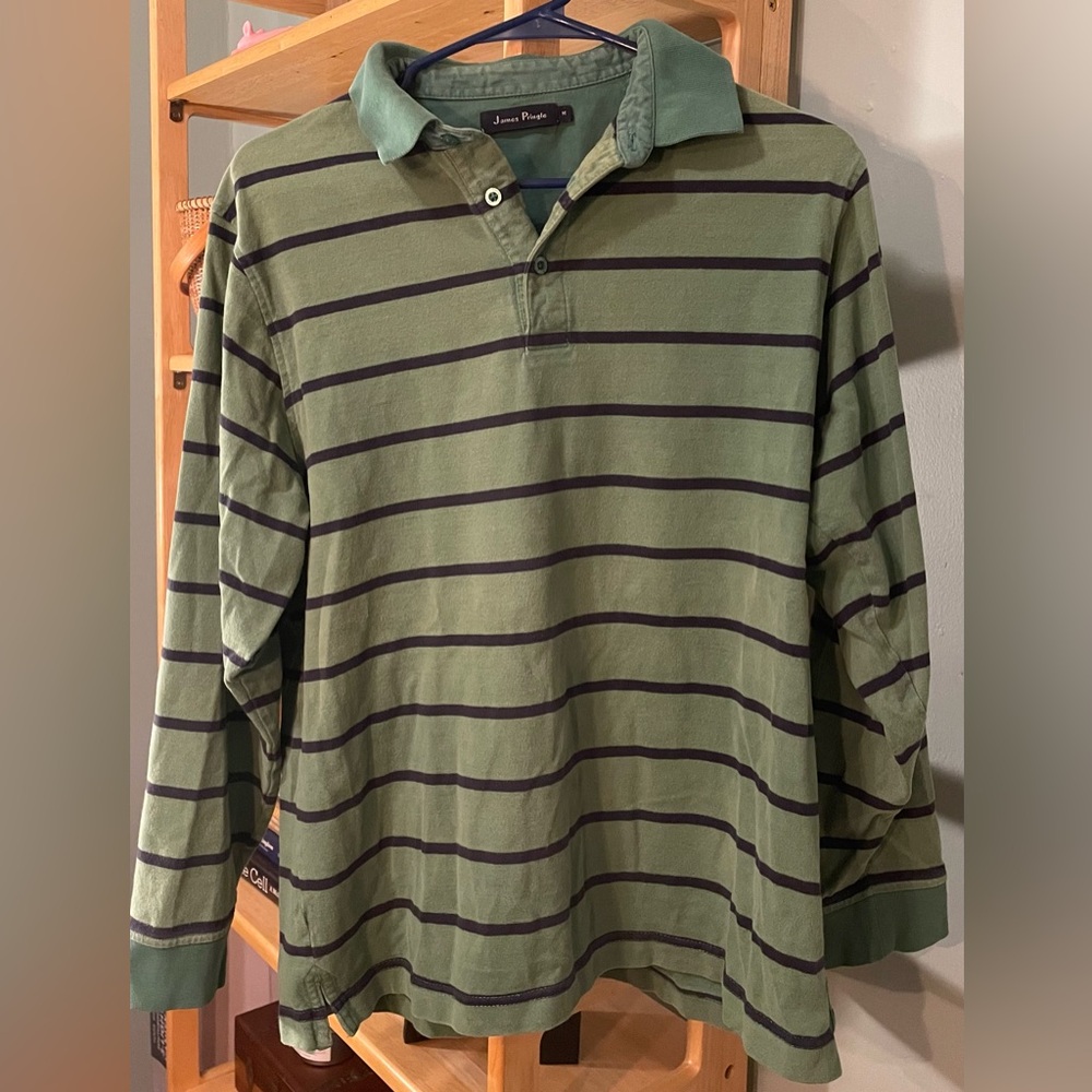 Striped rugby shirt